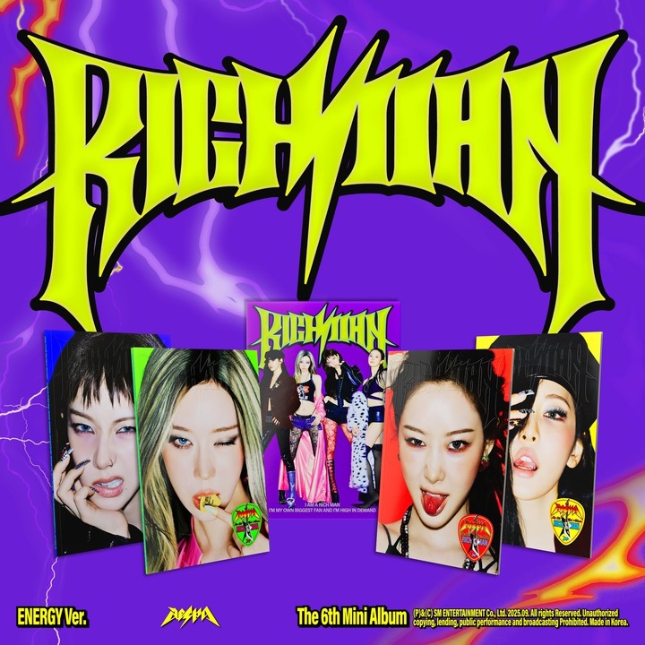 Aespa - The 6Th Mini Album 'Rich Man'_Energy(Karina Energy) - CD