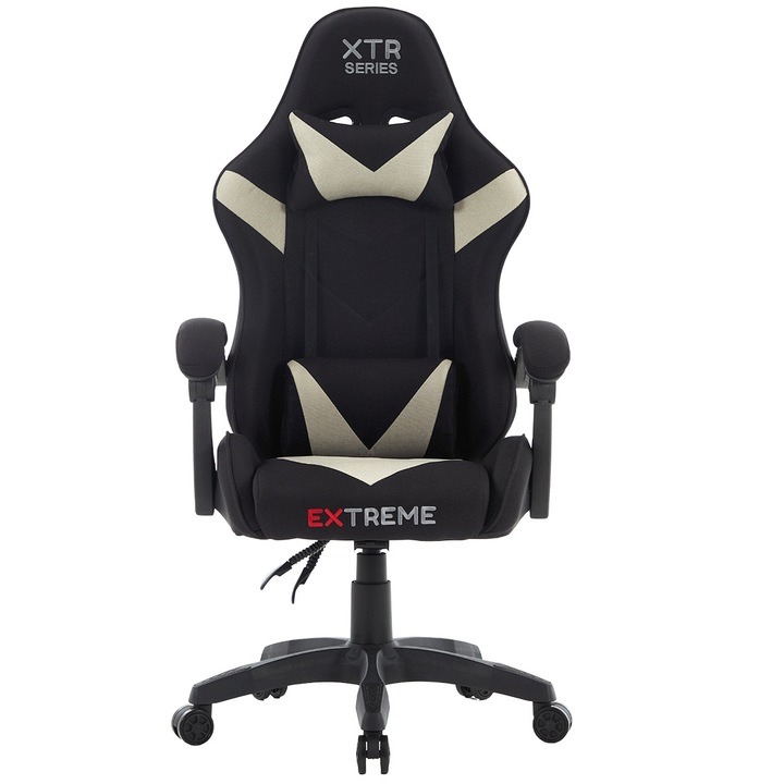 Scaun Gaming, EXTREME XTR, Negru / Bej
