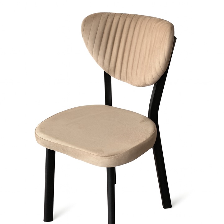 Scaun Desire Mar, Metal, Cappuccino, 45 x 45 x 85 cm