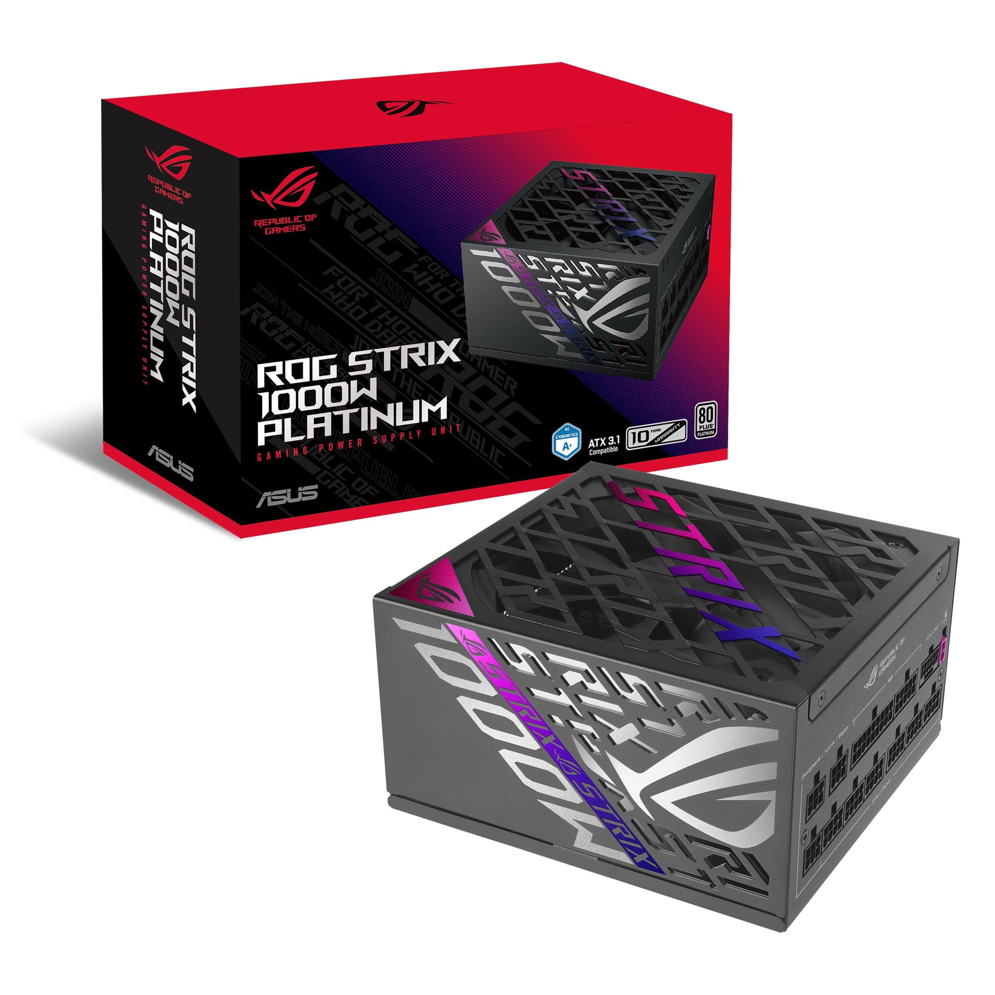 Sursa de Alimentare ASUS, ROG Strix Platinum, 1000W, 0Db - eMAG.ro