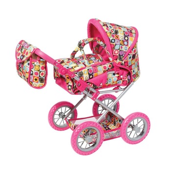 Carucior 2 in 1 pentru papusi Ruby Wild Patterns Carucior 2 in 1 pentru papusi Ruby Wild Patterns