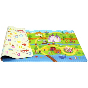 Covor pentru copii, educativ, premium, Lumea Basmelor( Fairy Tale Land), cu 2 fete, 190x130x15 Covor pentru copii, educativ, premium, Lumea Basmelor( Fairy Tale Land), cu 2 fete, 190x130x15