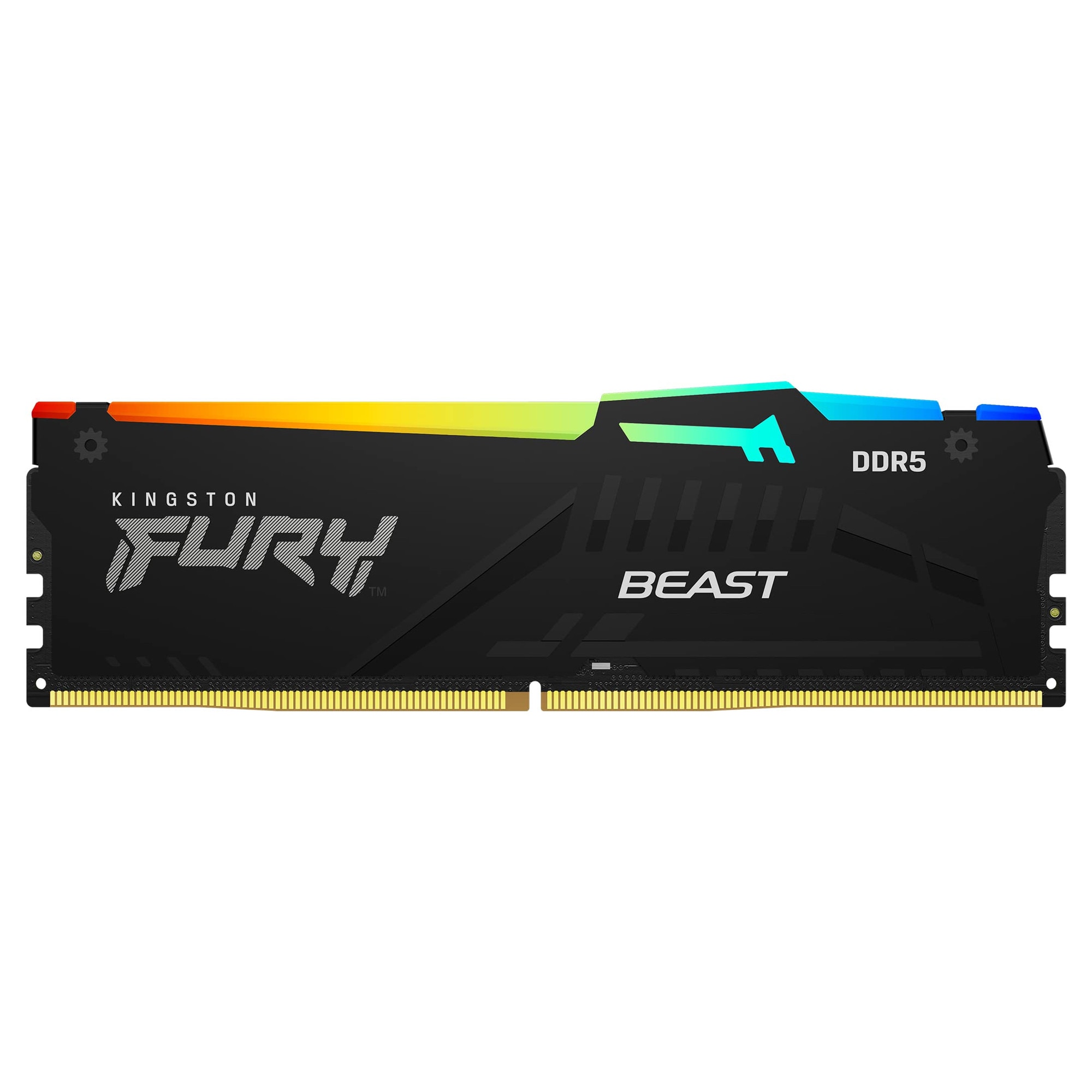Ram Kingston Fury 64GB DDR5 メモリー 2x 32GB Kingston FURY Beast Black RGB 64GB (2x32GB) 6400MT/s DDR5