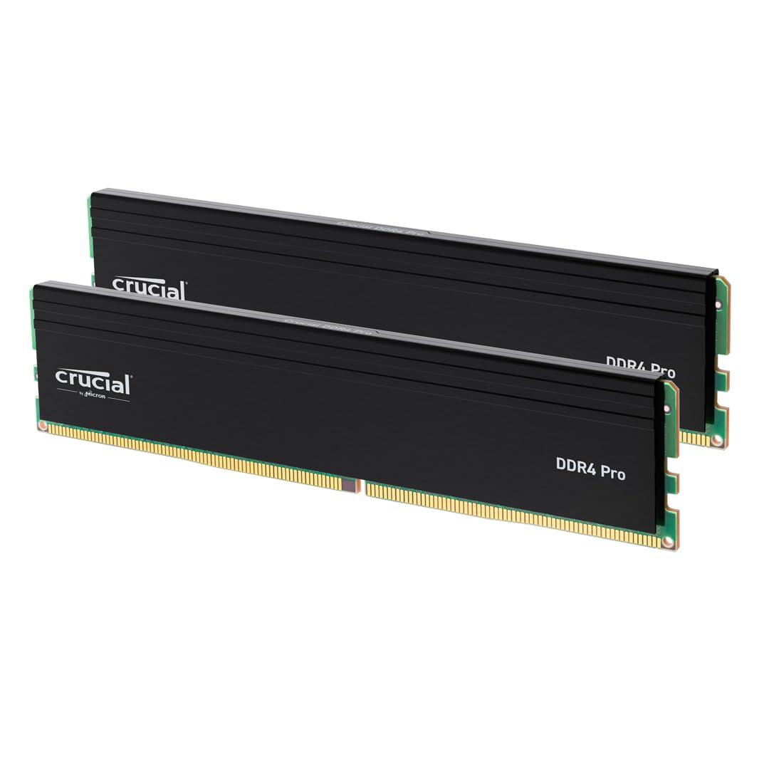 Kit Memorie RAM, Crucial, Pro DDR4 64GB (2x32GB) 3200MHz, Intel