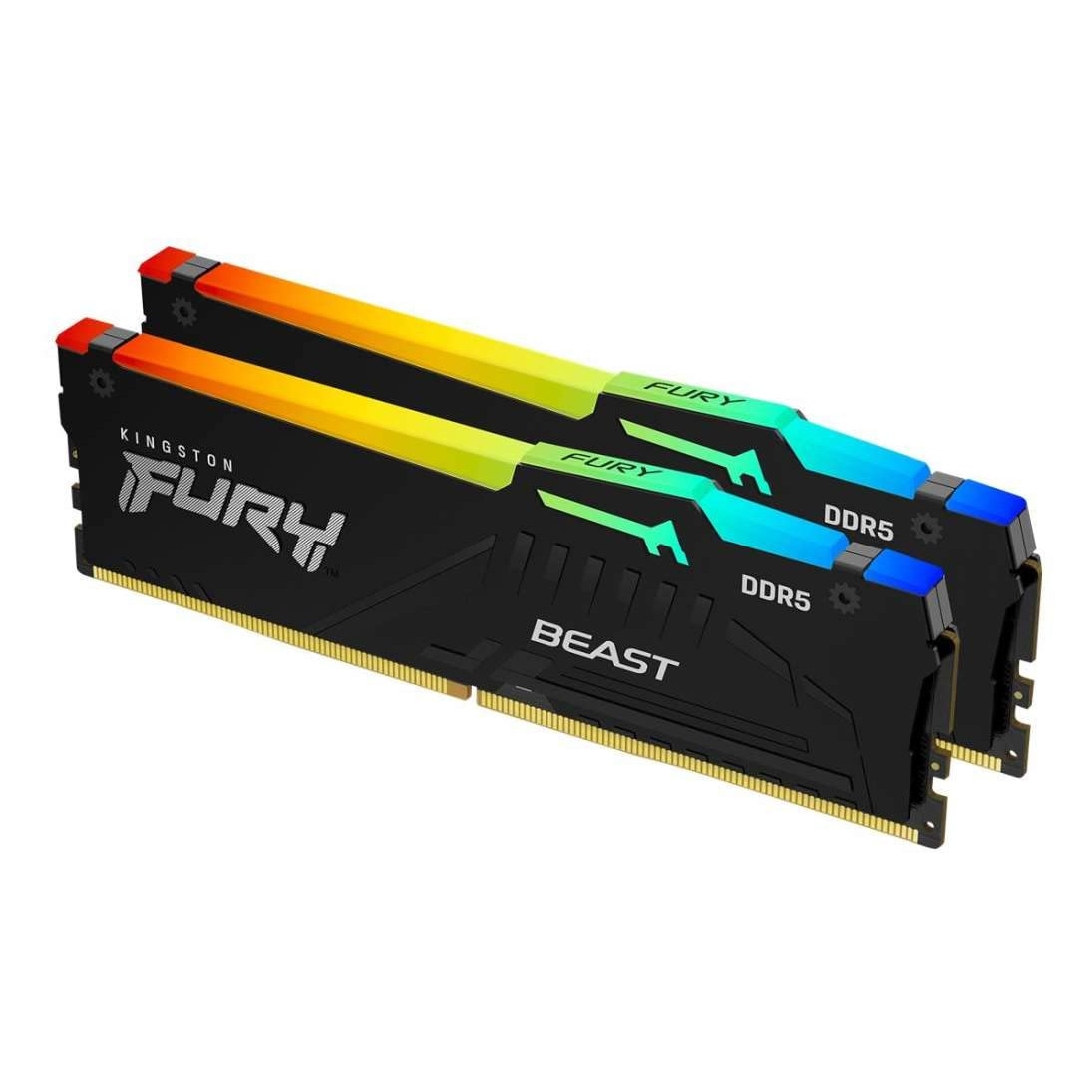 Kit Memorie RAM Kingston Fury Beast 16GB (2x8GB) DDR5 6000MT/s