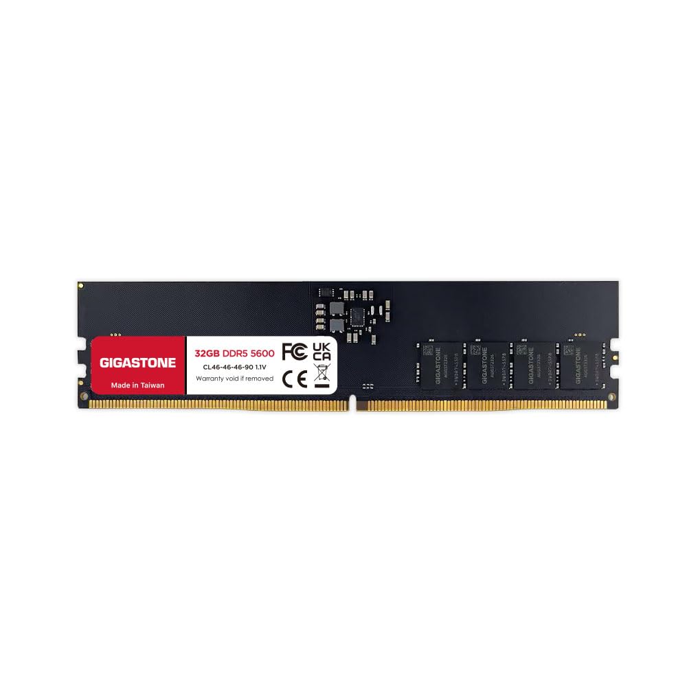 Ddr5 Ram】 Gigastone 32Gb Ddr5 5600Mhz Pc5-44800 Cl 46-46-46-90
