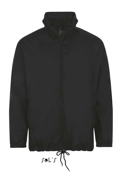 Jacheta unisex impermeabila la vant si apa, SOL'S - SO01618, Negru