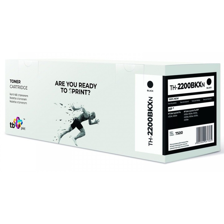 Toner за лазерен принтер TB Print, модел TH-2200BKXN, черен, 100% нов