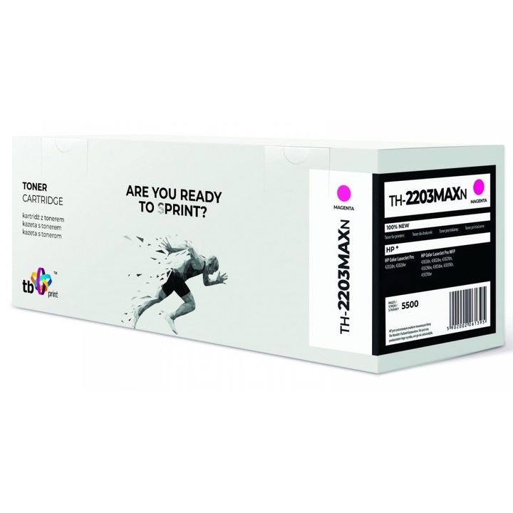 Toner за лазерен принтер TB Print, модел TH-2203MAXN, магента, 100% нов