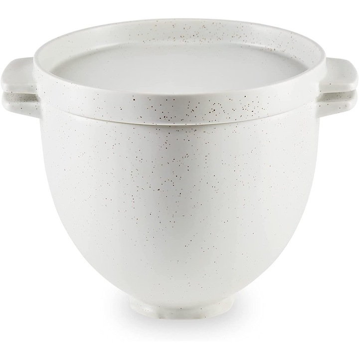 Kitchenaid kenyérsütő tál tartozék – 5KSM2CB5BGS – keverőtál Kitchenaid mixerhez – kerámia kenyérsütő forma fedővel – kenyértartó