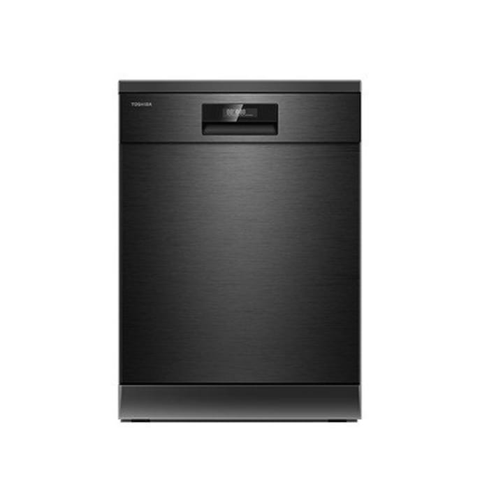 Masina de spalat vase Toshiba DW-15F3EE(BS)-PL, 60 cm, negru
