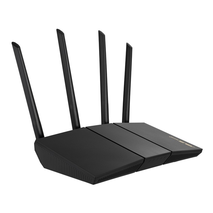 Router vezeték nélküli ASUS RT-AX57, Wi-Fi 6, 4 antenna, 2402 Mbit/s, fekete