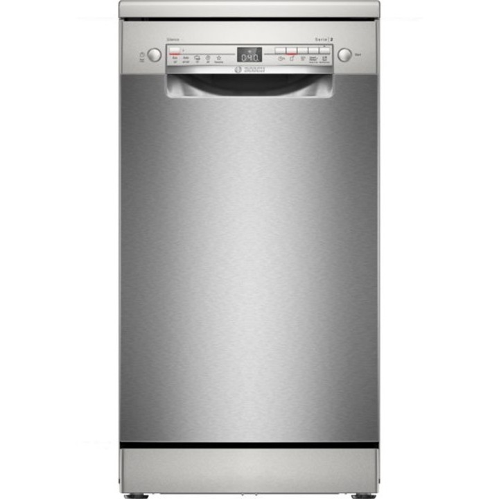 Masina de spalat vase Bosch Serie 2 SPS2HKI42E, 10 seturi, inox, 45 cm
