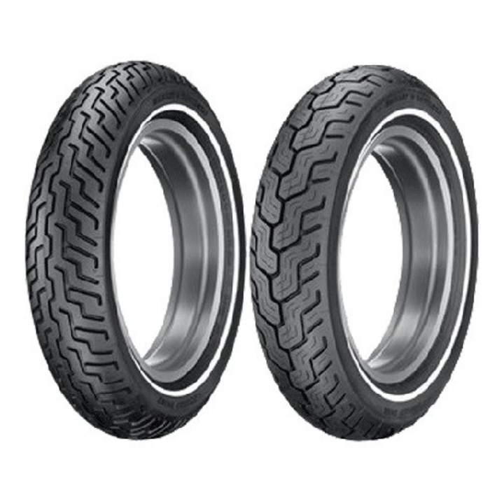 DUNLOP OPONA MT90B16 D402 72H TL, accesorii moto, alb, set