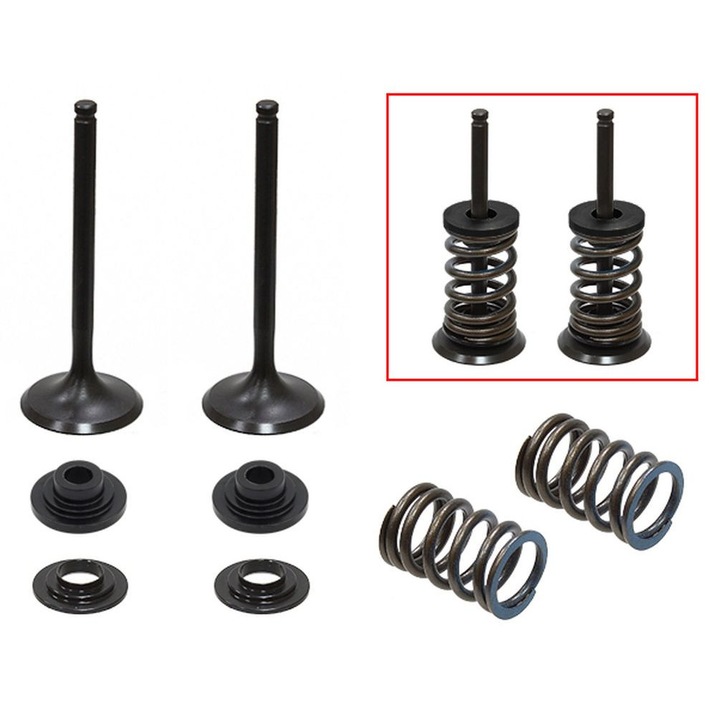 Set supape de evacuare PSYCHIC pentru Suzuki RMZ 450 '08-'15, RMX 450 '10-'14, 31x5,46x80,9mm