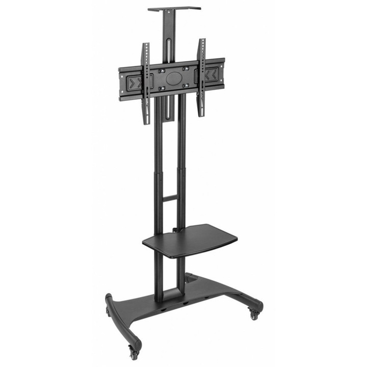 Мобилна стойка за телевизор, ART, 32-70", 45кг, система за скрито окабеляване, с колелца