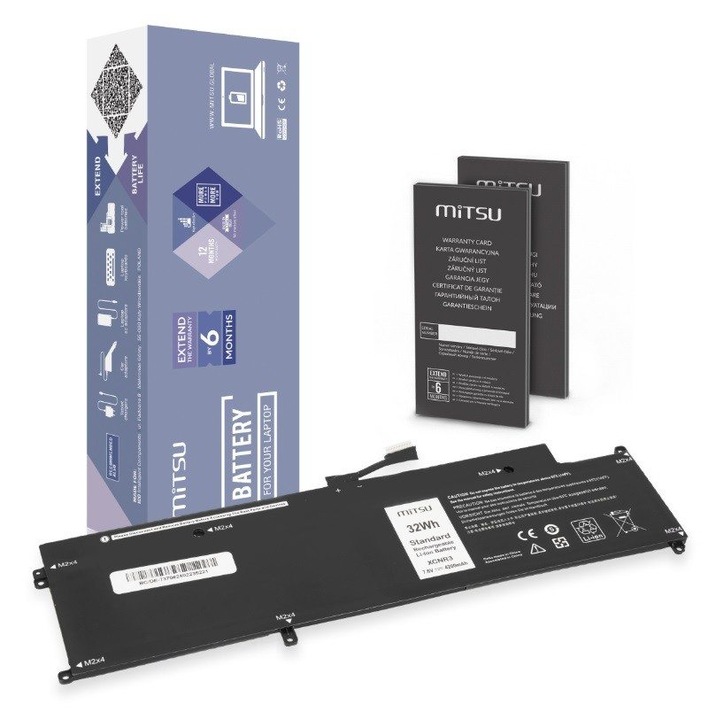 MITSU XCNR3 laptop akkumulátor, 7.6V, 4200 mAh, Dell Latitude E7370