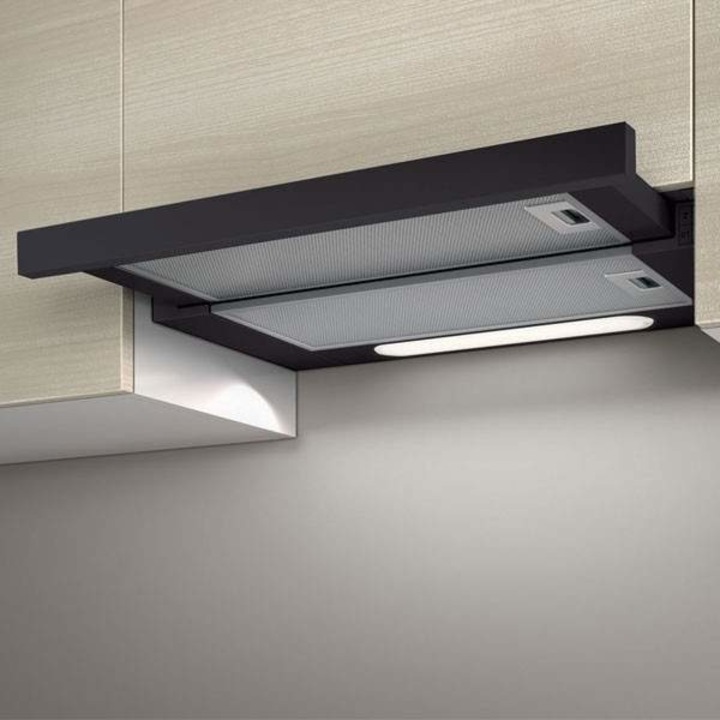 Hota Elica ELITE 14 LUX, incorporabila, neagra, 650 m/h, 500mm