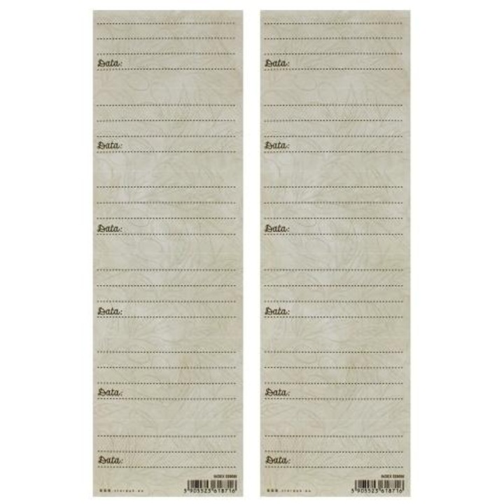 Set etichete autoadezive Starpak pentru conserve, 25 foi x 6 etichete, 23x7cm