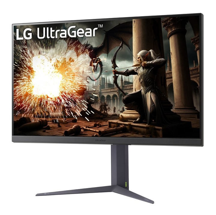 Monitor LED Gaming LG 31,5" Quad HD 180Hz, G-SYNC/FreeSync, HDR, negru