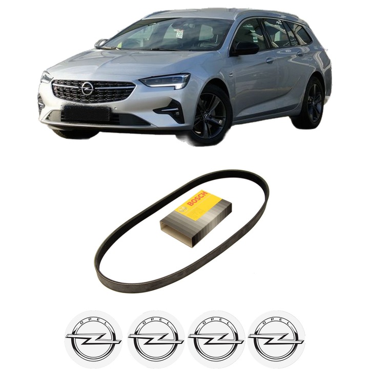 Curea transmisie accesorii OPEL INSIGNIA A Sports Tourer (G09) 2.0 CDTI (35) din 2012-2015, auto, Bosch, 4x Stickere auto cu OPEL