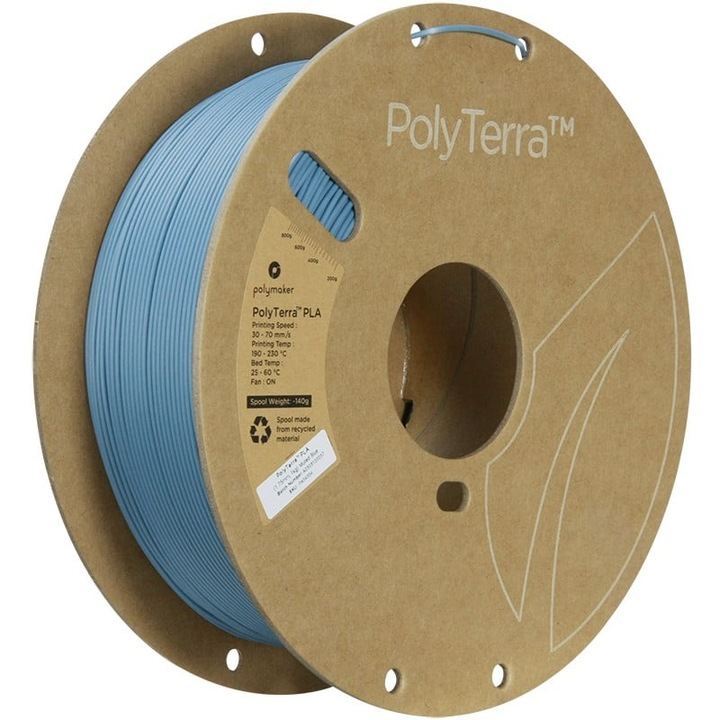 PolyTerra PLA 1.75mm Tompa kék, 1kg