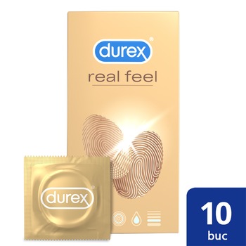 Prezervative Durex Real Feel, 10 buc Prezervative Durex Real Feel, 10 buc