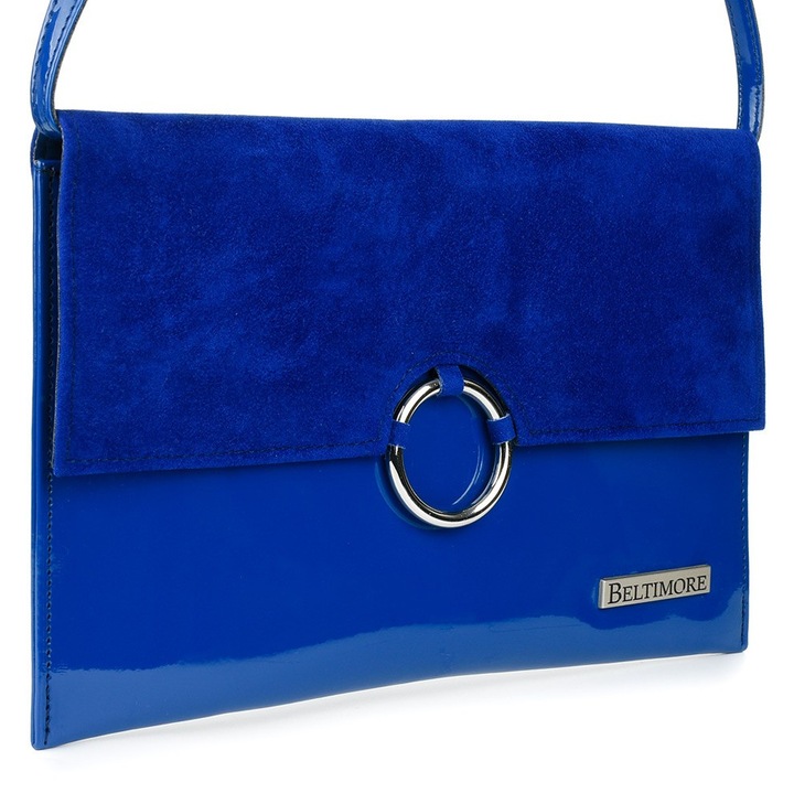 Női válltáska, Beltimore, W63 modell, ökológikus, chabru, 29x18x7cm