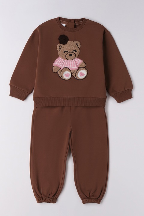 IDO, Pulóver és szabadidőnadrág szett, Barna