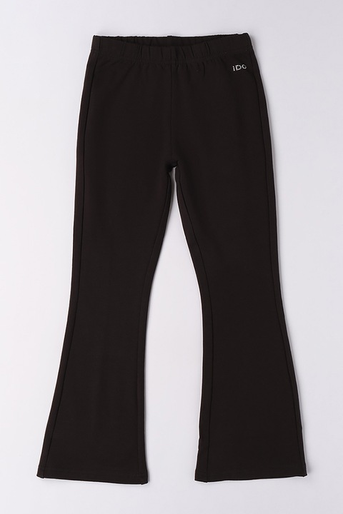 IDO, Bővülő szárú leggings rugalmas derékrésszel, Fekete