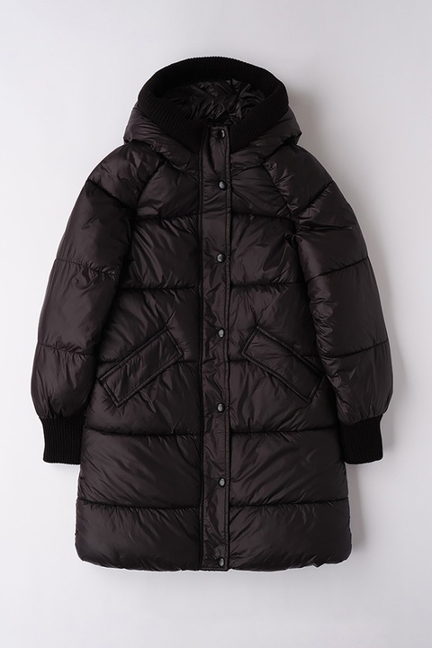 IDO, Geaca lunga cu vatelina, Negru