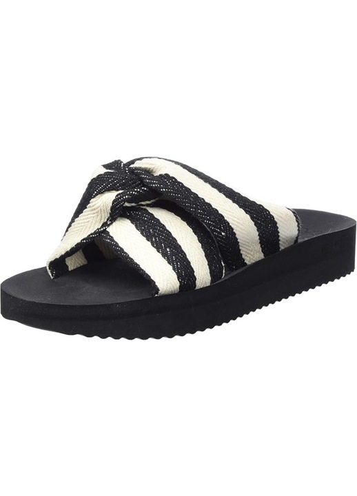 Slapi dama confortabili Wedgy Twist, Negru, 41