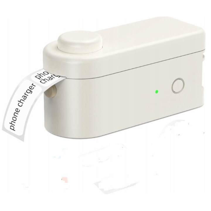 Etykieciarka termica Makeid, Bluetooth, alb, utilizata