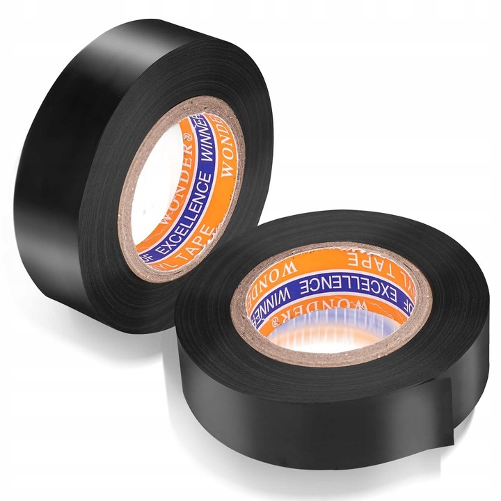 Banda izolatoare PVC 20m, Pianida, rezistenta la apa, neagra, 19mm x 10m