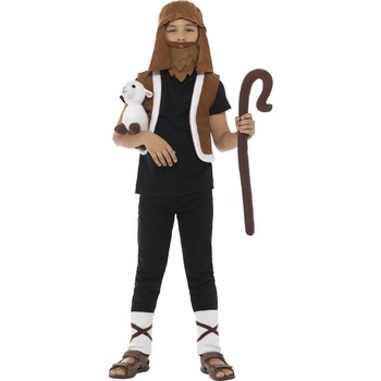 Accesorii pastor copii cu miel de jucarie 5-6ani/ 120cm Accesorii pastor copii cu miel de jucarie 5-6ani/ 120cm