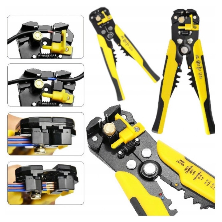 Cleste multifunctional pentru indepartarea izolatiei, Promat, 5 in 1, otel crom-vanadiu, 20x10x3cm