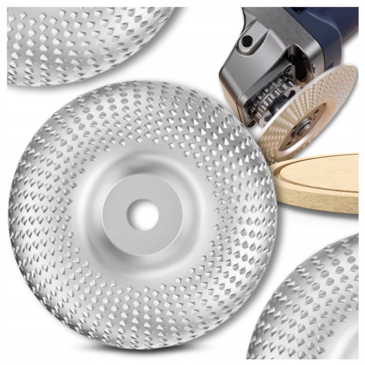 Disc de slefuire Vergionic 125mm, forma convexa, pentru lemn, 12500 rpm