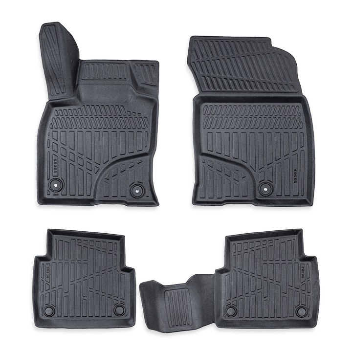 Set covorase auto din cauciuc tip tavita 3D Erpassan pentru FORD KUGA III 2019+