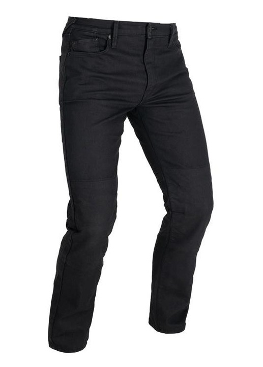 Blugi Oxford, model straight regular, negru, 34/32