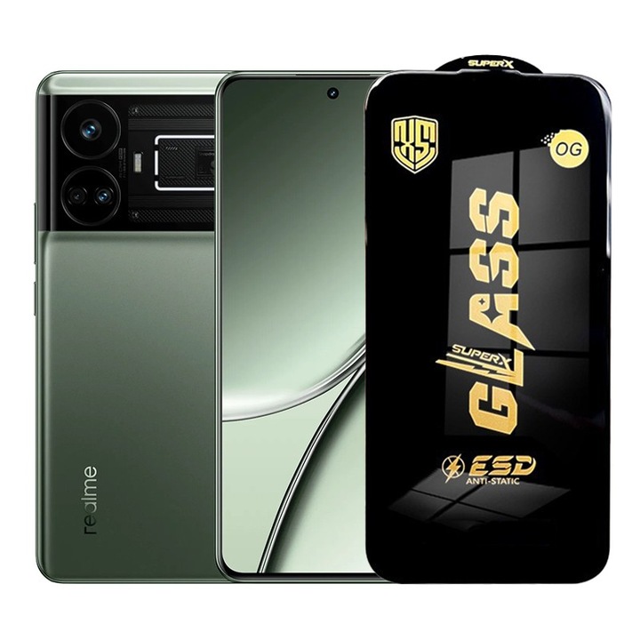 2 darabos szett, fólia Realme Gt5-höz, edzett üvegből, Evolium, átlátszó