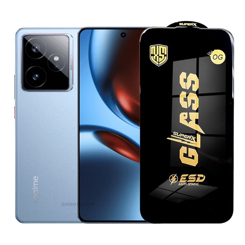 Folie de Protectie pentru Realme GT7, Flippy, Sticla Securizata ESD, Margini Negre, Rezistenta la Zgirieturi, Antistatica, 0.35 mm, Transparenta