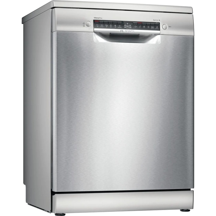 Masina de spalat vase Bosch Serie 4 SMS4EKI06E, 13 seturi, inox, 60cm