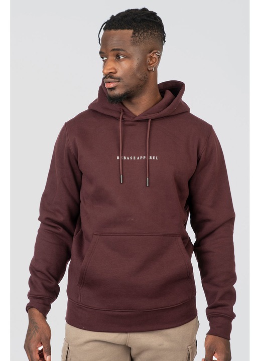 Hanorac REBASE din fleece, talie mare, culoare maro