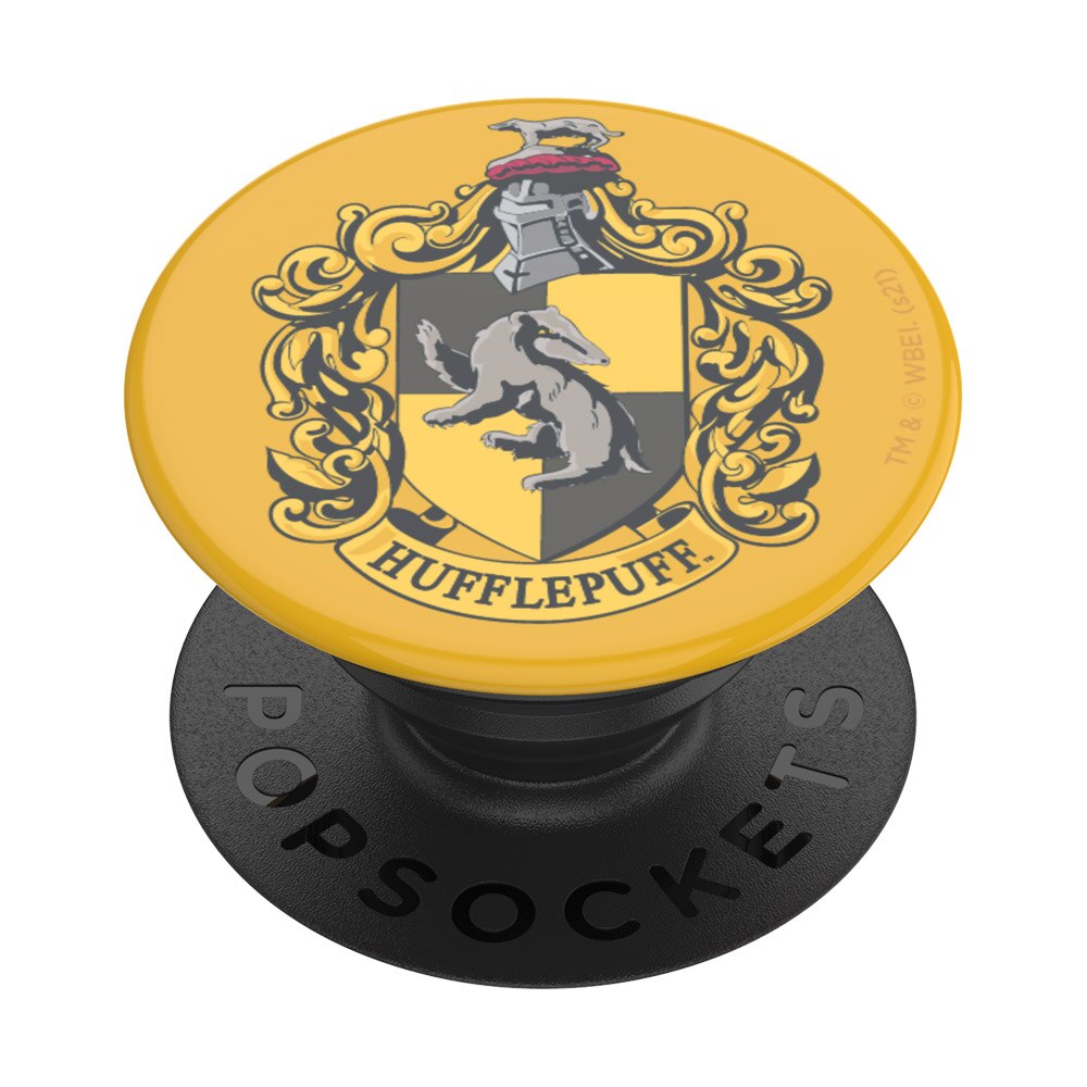 Suport universal de telefon si tableta Popsockets, Hufflepuff Harry Potter, colectie licentiata