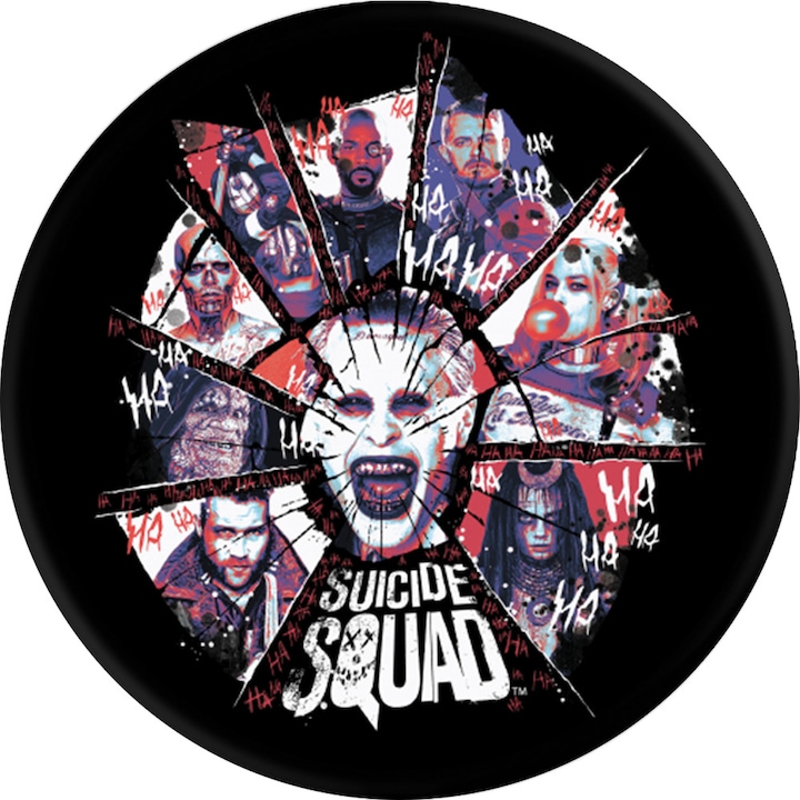 Accesoriu Popsockets pentru dispozitive mobile, Suicide Squad Joker