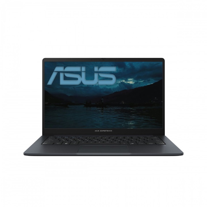 Asus ExpertBook B1 Laptop, Intel Core i7 1355U, 32GB Memória, 2000GB SSD, 14" FullHD kijelző, Sötétszürke, Magyar billentyűzet, Böngésző, Vírusirtó, Windows 11 Pro