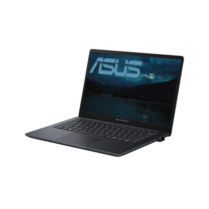 Asus ExpertBook B1 Laptop, Intel Core i7 1355U, 8GB Memória, 1000GB SSD, 14" FullHD kijelző, Sötétszürke, Magyar billentyűzet, Böngésző, Vírusirtó, Windows 11 Pro