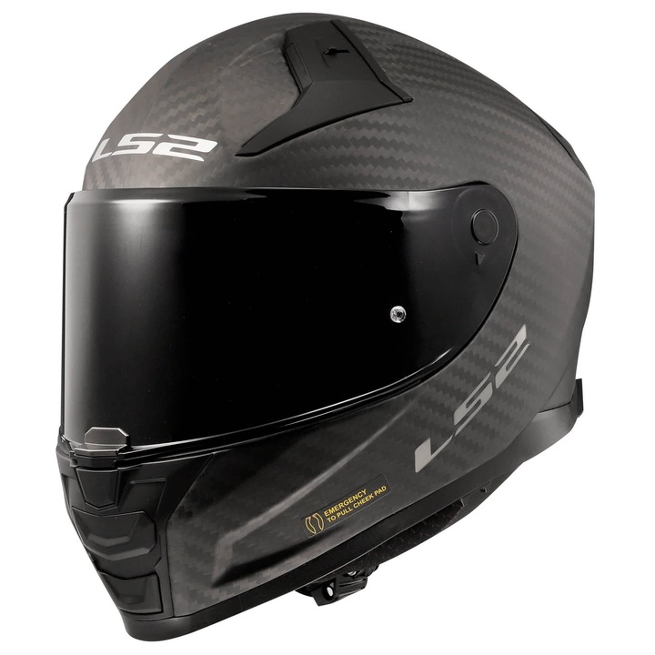 Каска за мотор LS2 FF811 Vector II Carbon, 4XL, карбон, ултралека, усъвършенствана вентилация