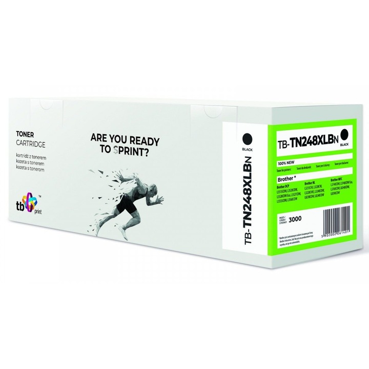 Toner за лазерен принтер TB Print TN248XLBK, черен, 100% нов