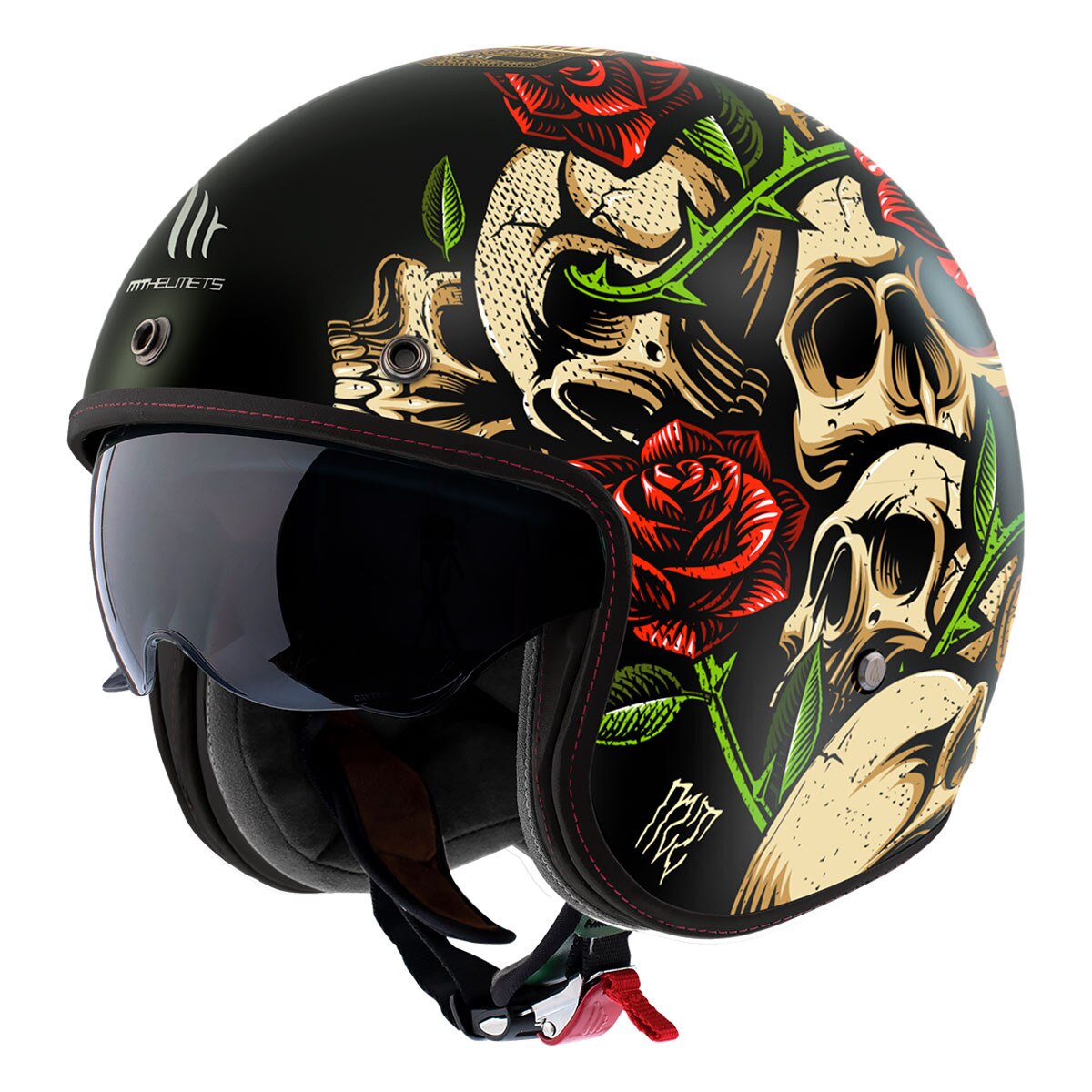 Casca Mt Helmets Targo Joker, Polimer, Ignifuga, Multicolor - eMAG.ro
